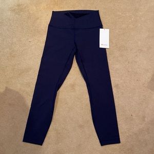 NWT Lululemon Wunder Under HR Tight 25” in True Navy